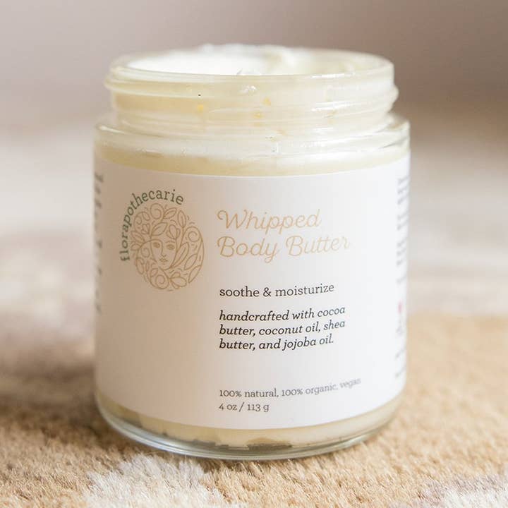 Whipped Body Butter for wholesale by florapothecarie