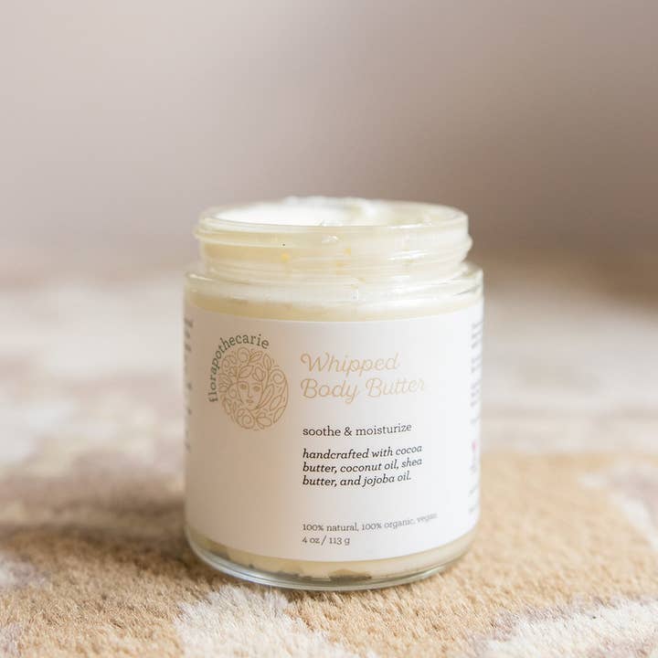 Whipped Body Butter for wholesale by florapothecarie