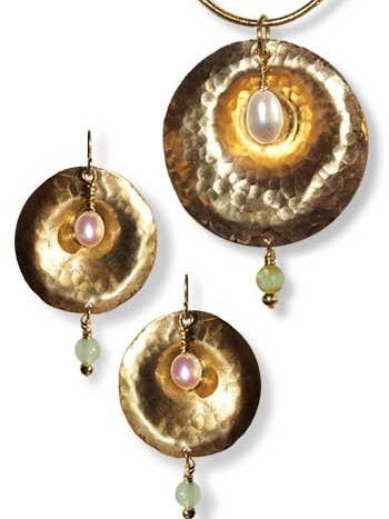 Tympani Set - Pearl/Jade for wholesale by LeDanse Limited Edition Jewelry