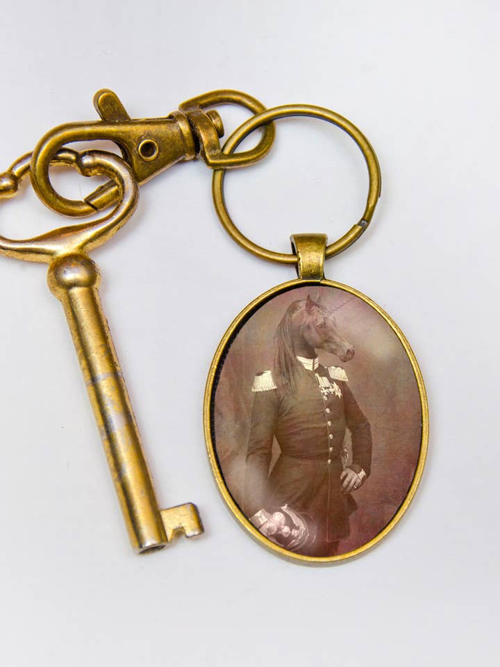 Unicorn Cute Charm, Fantasy Gift, Keychain Cute Bag Tassel for wholesale by The Wild Oddisorium