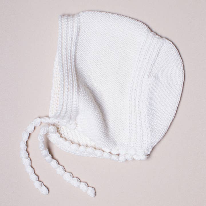 Baby Bonnet Hat (Handmade & organic) for wholesale by Estella