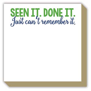 Vu It Fait It Juste Ne Se Souvenez Pas De Luxe Notepad pour la vente par RosanneBeck Collections