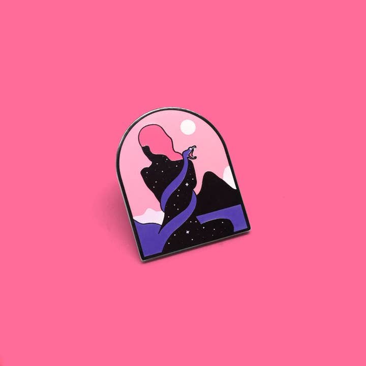Snake Dame Pin by Quentin Saubadu for wholesale by Lost Lust Supply