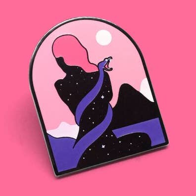 Snake Dame Pin van Quentin Saubadu voor wholesale door Lost Lust Supply