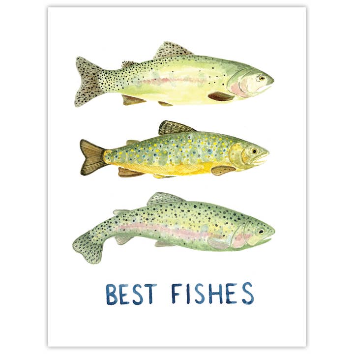 Best Fishes Card - Birthday Card - Best Wishes Card for wholesale by Yardia