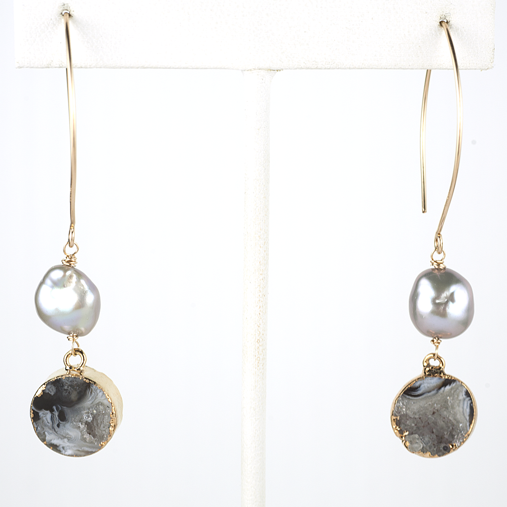 Midori Jewelry Hawaii - Wholesale Dangle Earrings - star cluster earrings1