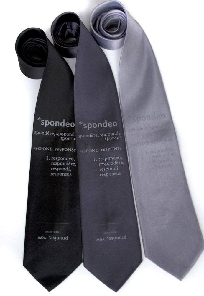 Cyberoptix Tie Lab - Wholesale Necktie - Men's - Spondeo: Vow Microfiber Necktie3