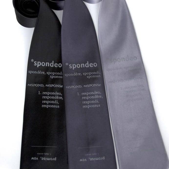 Cyberoptix Tie Lab - Wholesale Necktie - Men's - Spondeo: Vow Microfiber Necktie3