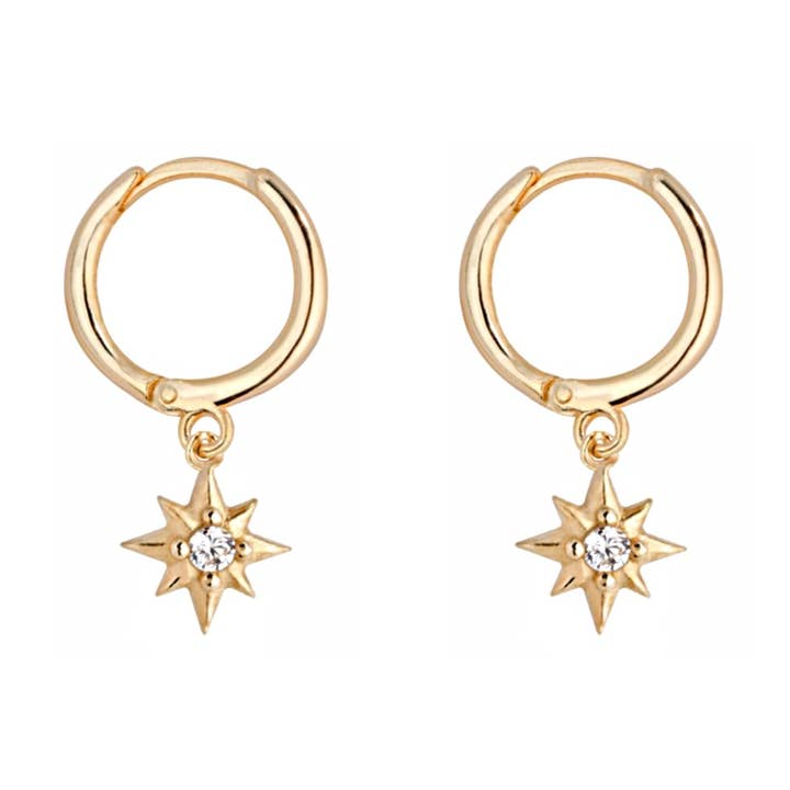 KIKICHIC - Wholesale Huggie Earrings - Starburst Mini Huggies3