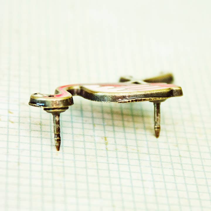 Boygirlparty – Engroshandel Reversnål/knap – Pink Flamingo emalje pin - boygirlparty tropisk fugl broche