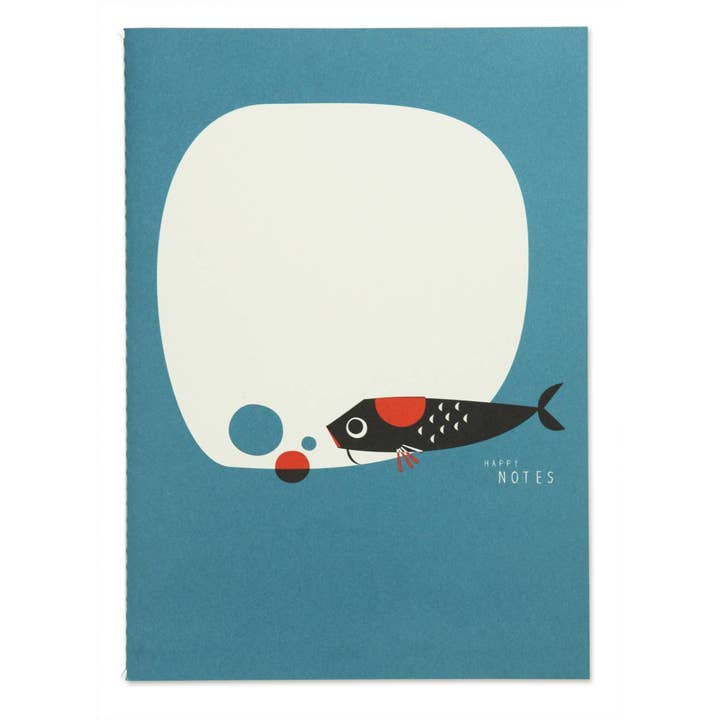 Happy Notes Notizbuch A5 mit 48 Seiten und bunter Fadenheftung für den Großhandel von pleased to meet GmbH