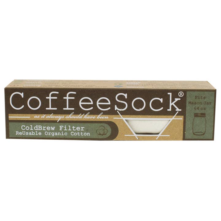 CoffeeSock - Wholesale Coffee Filter - Reusable Organic Cotton ColdBrew Coffee Filters 641