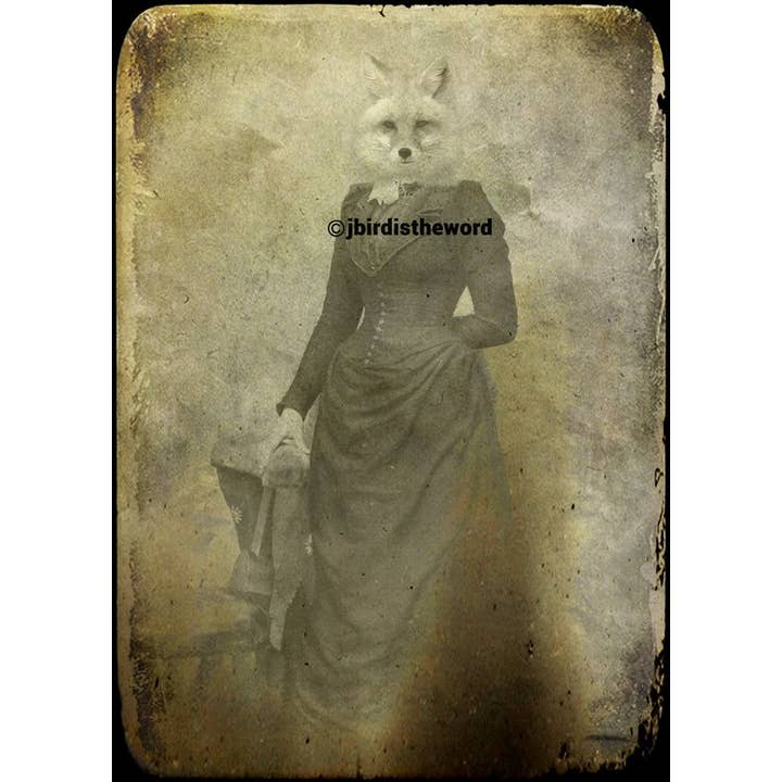 The Wild Oddisorium - Wholesale Art Print - Foxy Print, Funny Bathroom Art, Whimsy Forest