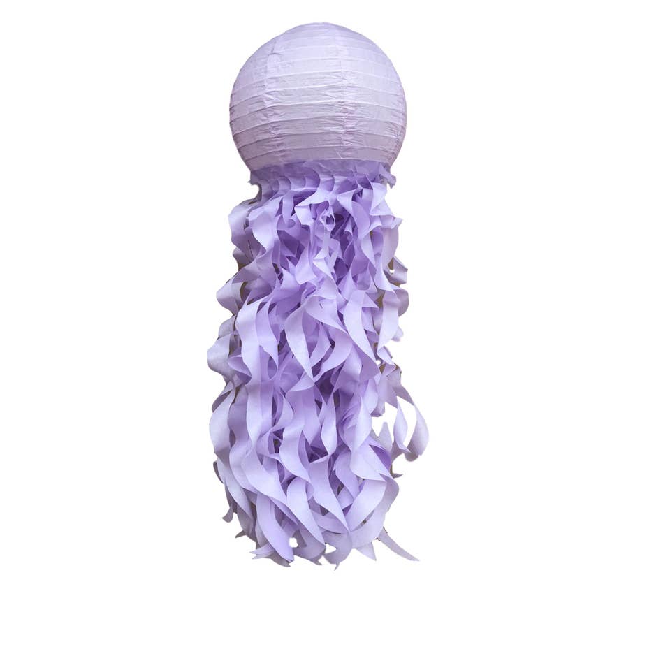 Soft Lavender Jellyfish Paper Lantern for wholesale by Republic Of Party LLC