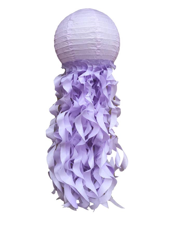 Soft Lavender Jellyfish Paper Lantern for wholesale by Republic Of Party LLC
