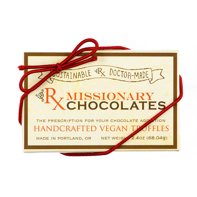 Missionary Chocolates - Wholesale Chocolate Box - Local Lavender Truffles - 4pc Box1