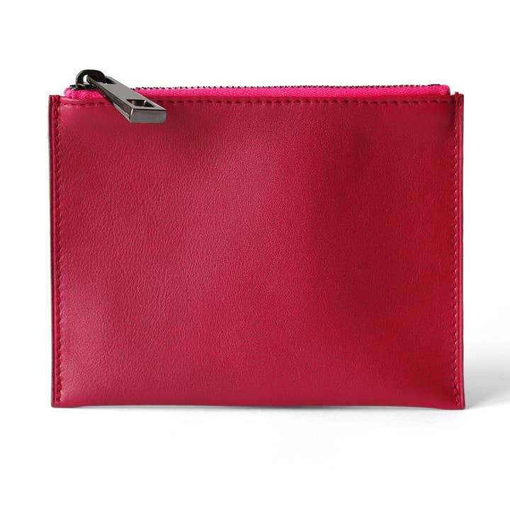 Small Tinto Red Pouch for wholesale by ADAMS + ROBINSON