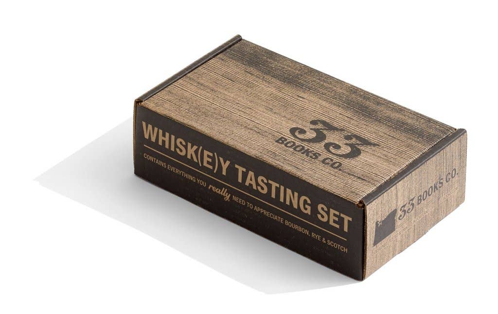 33 Books Co. - Wholesale Gift Bag Set/Pack - Whiskey Tasting Gift Set | Whiskey Glassware | Bourbon2