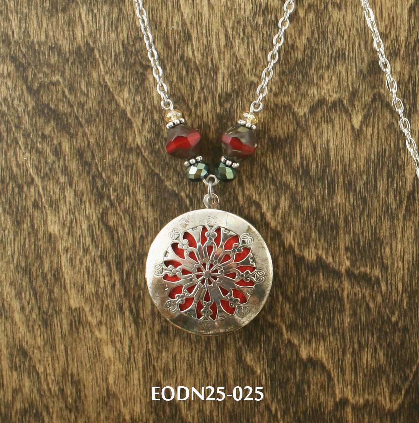 AAOTE - Wholesale Aromatherapy Necklace - Aromatherapy Locket Essential Oil Diffuser Necklaces on Beaded Chain 8