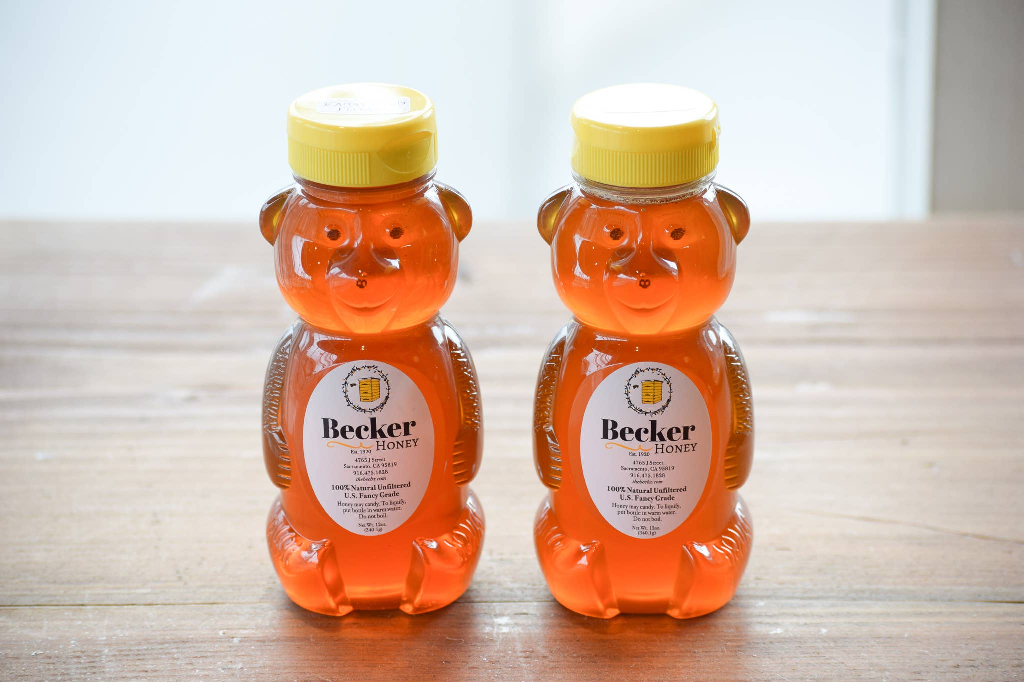 The Bee Box - Wholesale Honey - Squeeze Honey Bear - Traditional Variety1