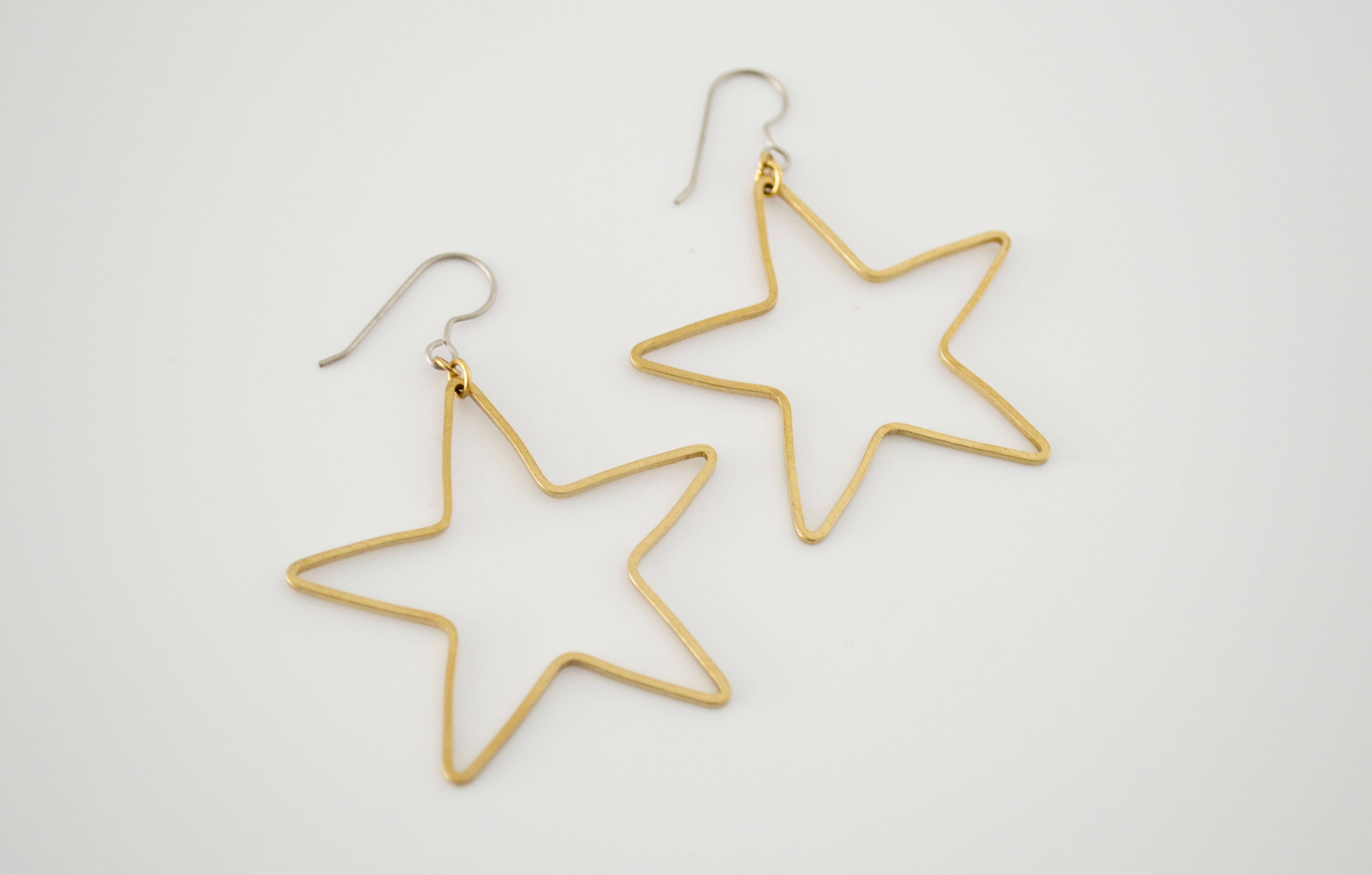 Grey Theory Mill - Wholesale Dangle Earrings - Star Dangle Earrings1