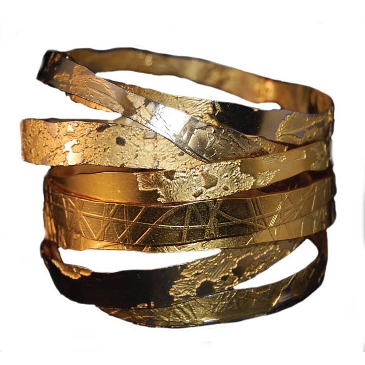 Etched Bangles for wholesale by Lingua Nigra