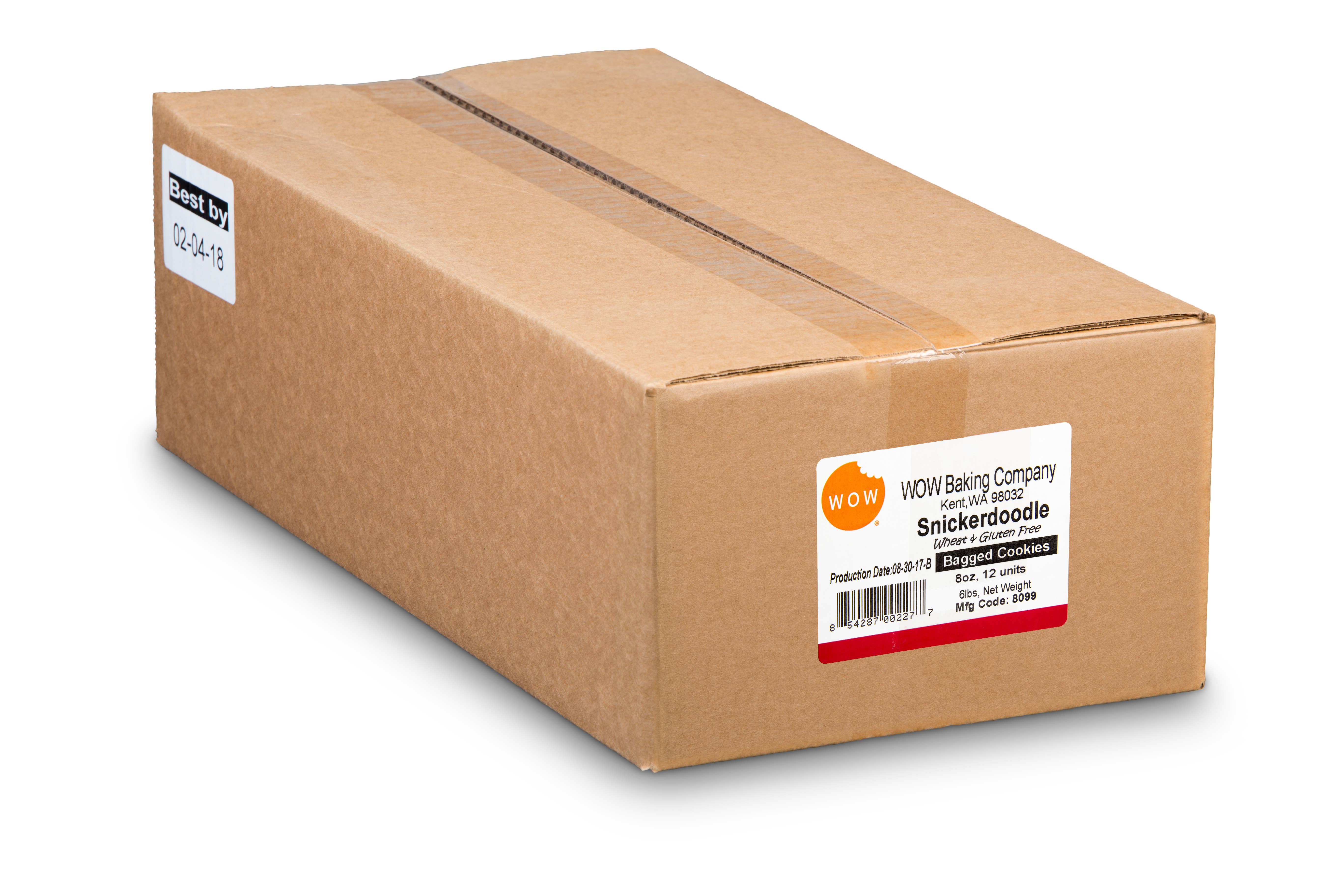 WOW Baking Company - Wholesale Cookie - Gluten-Free Snickerdoodle Resealable Bag5