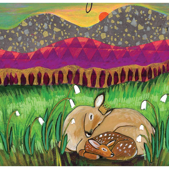 Lori Portka - Happiness Through Art - Wholesale Birthday Card - Happy Birthday Mom Card (Greeted)