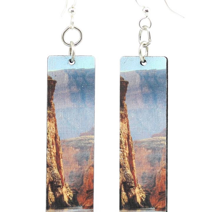 Grand Canyon Wood Earrings for wholesale by Green Tree Jewelry