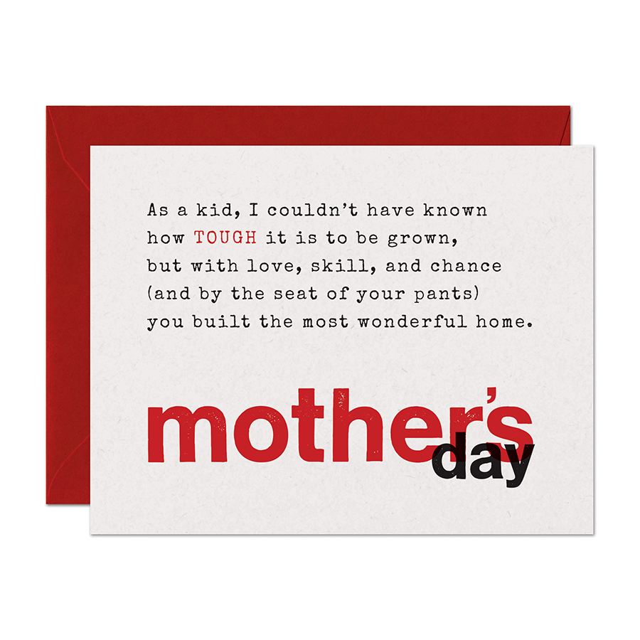 Warren Tales - Wholesale Mother's Day Card - Limerick Tough Mother's Day Card0