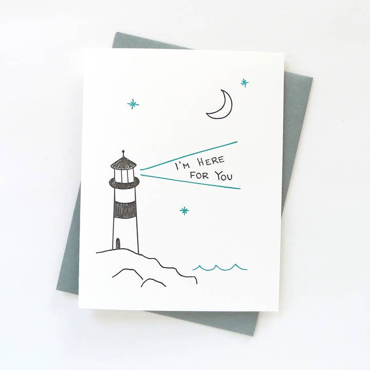 Here for You Card for wholesale by Middle Dune
