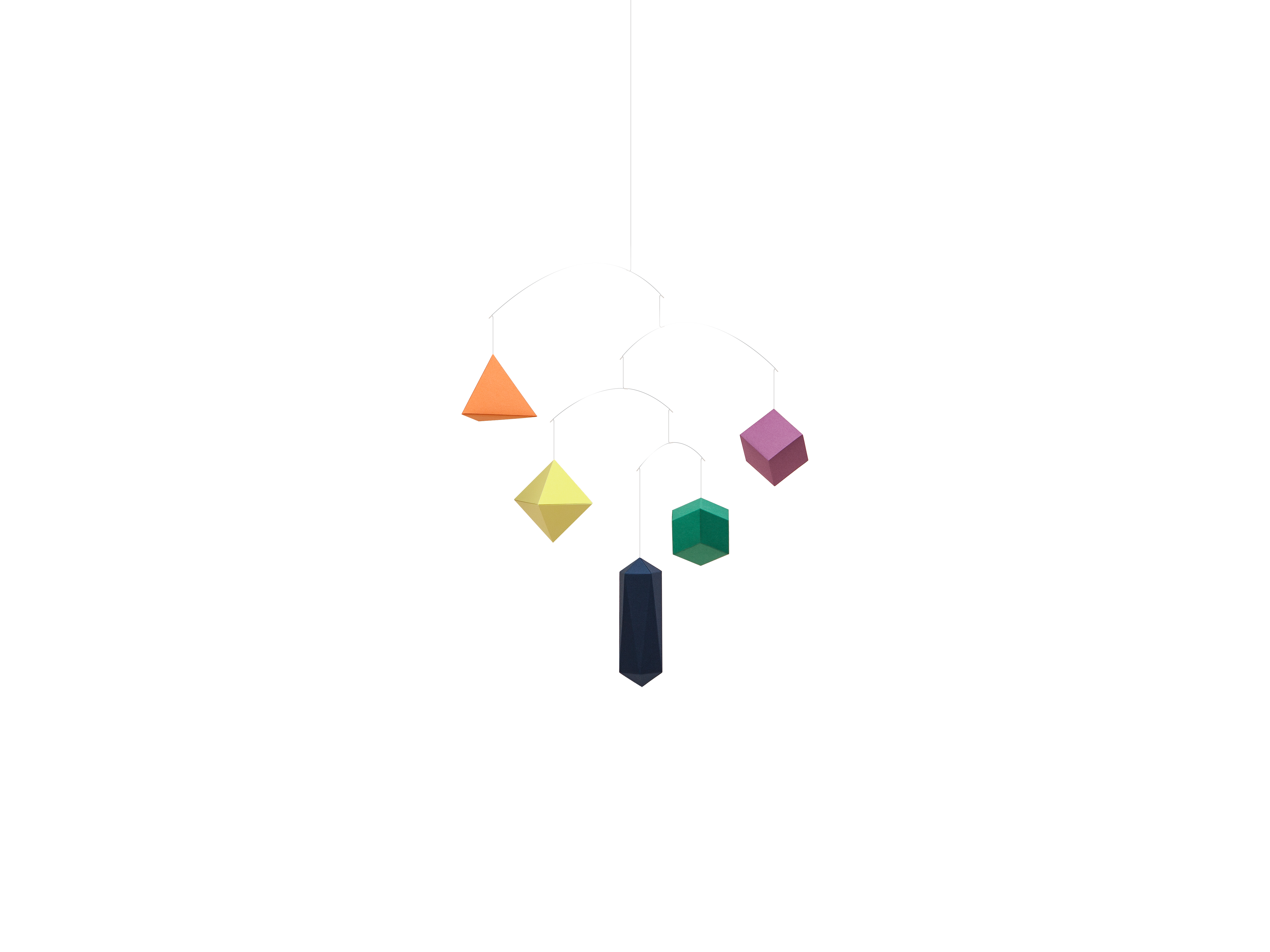 FUNNYFISH - Wholesale Mobile - Paper Mobile - Polygon A1