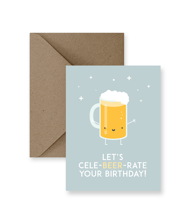 IMPAPER - Wholesale Birthday Card - Let’s Cele-beer-rate Your Birthday Card0