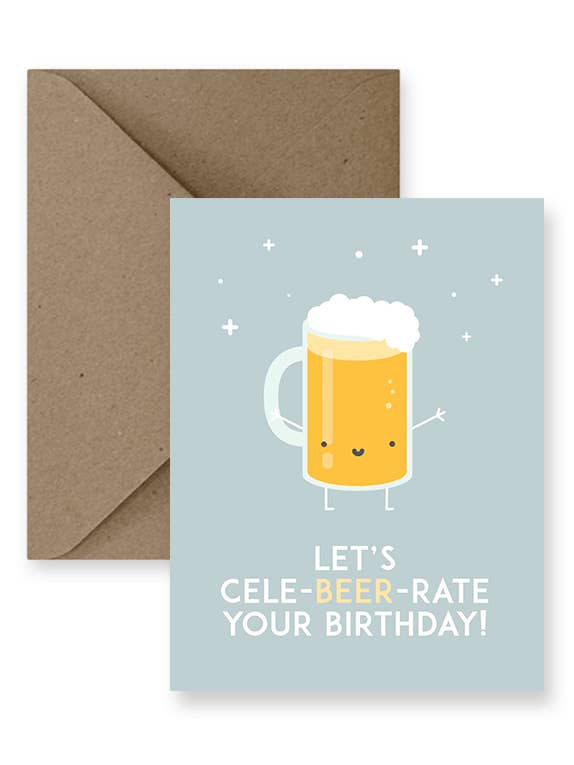 Let’s Cele-beer-rate Your Birthday Card for wholesale by IMPAPER