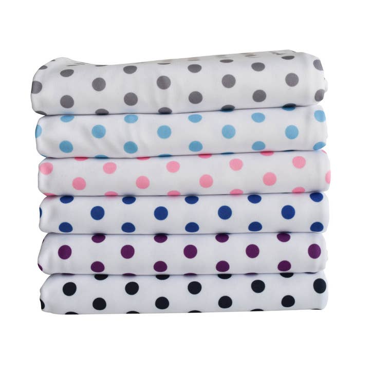 Jennifer Ann - Venta al por mayor Manta de cama - Niños y bebés - Manta orgánica para bebés y niños, con lunares, estándar