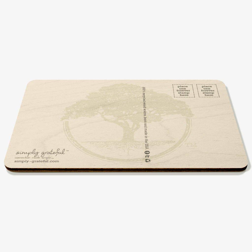 Simply Grateful - Wholesale Postcard - Eventide Postcard2