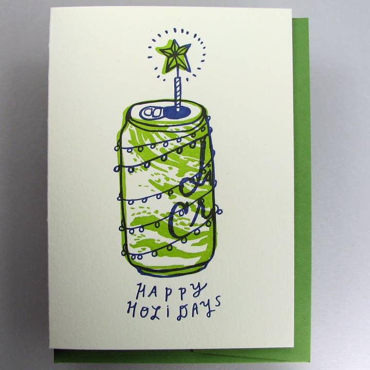 LaCroix Holiday Can for wholesale by Wolf & Wren Press