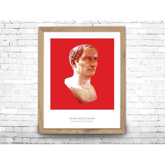 Impression d'art César 11 po x 14 po pour la vente par The National Anthem