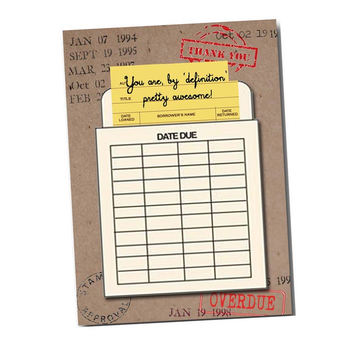 Sie sind per Definition eine tolle Dankeschön-Grußkarte für den Großhandel von Fly Paper Products