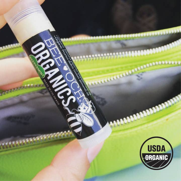 Organic Lip Balm Display Box - 12 Count for wholesale by BEE-OCH Organics