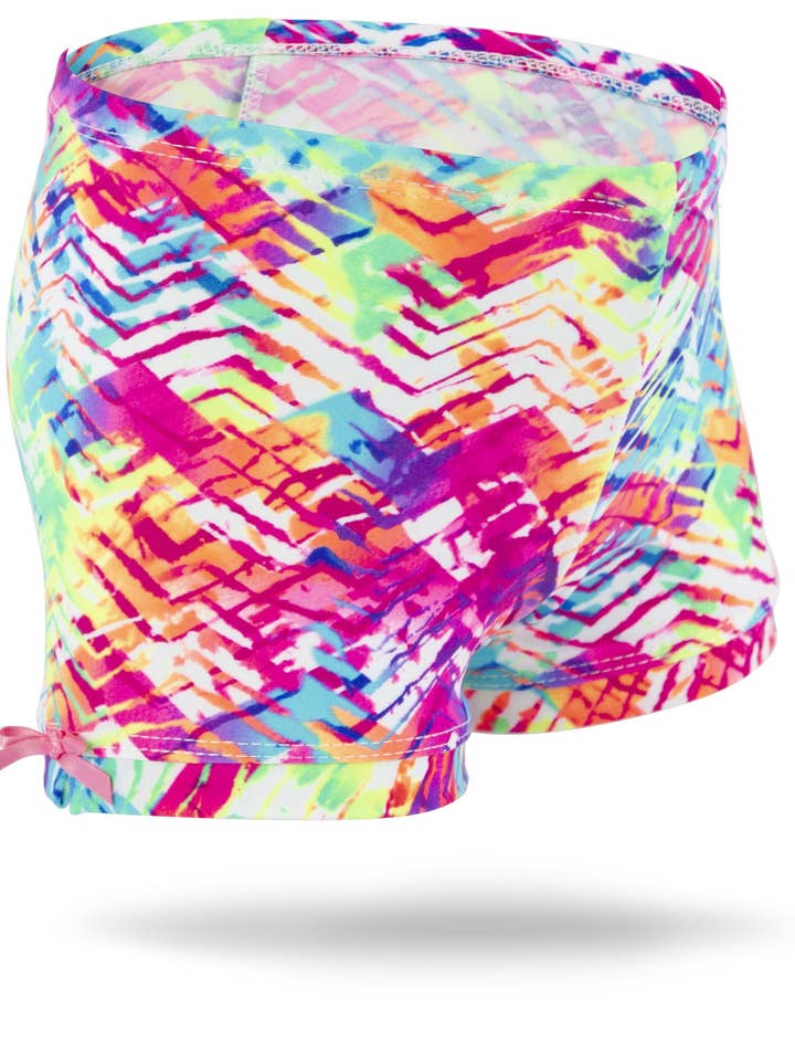 Lite Brite Spandex Shorts für Mädchen für den Großhandel von Monkeybar Buddies