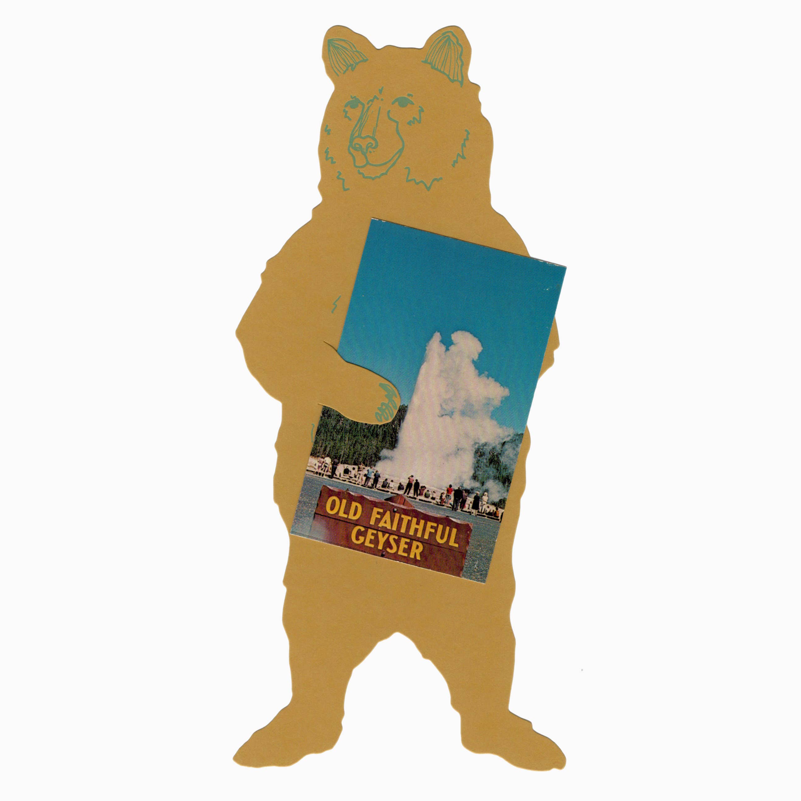 Blackbird Letterpress - Wholesale Everyday Greeting Card - grizzly bear hug gift card1