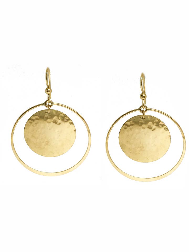 Saturn Hoops for wholesale by Selah Vie