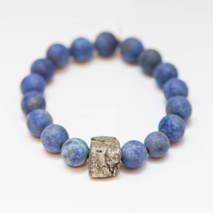 Lapis Lazuli + Pyrit Healing Armbånd for engroshandel hos Infinite Warrior