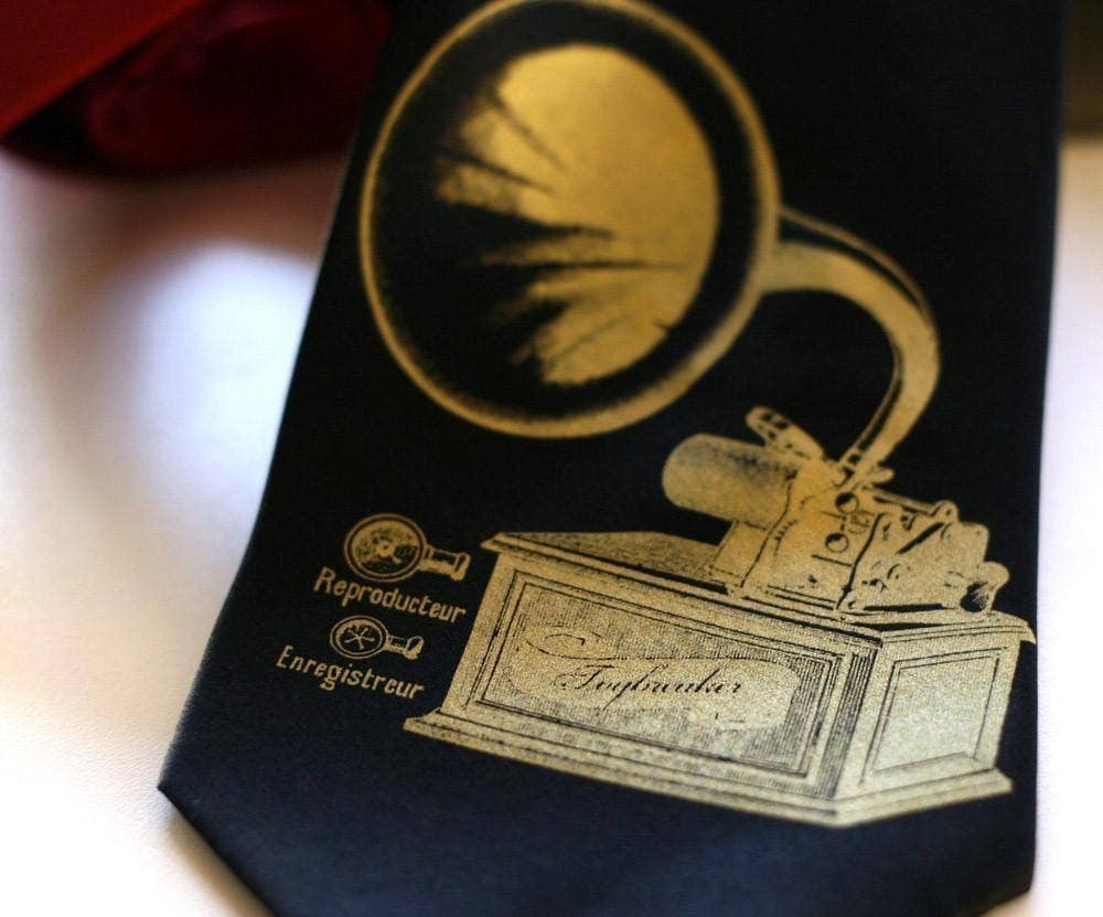 Cyberoptix Tie Lab - Wholesale Necktie - Men's - Phonograph Microfiber Necktie1