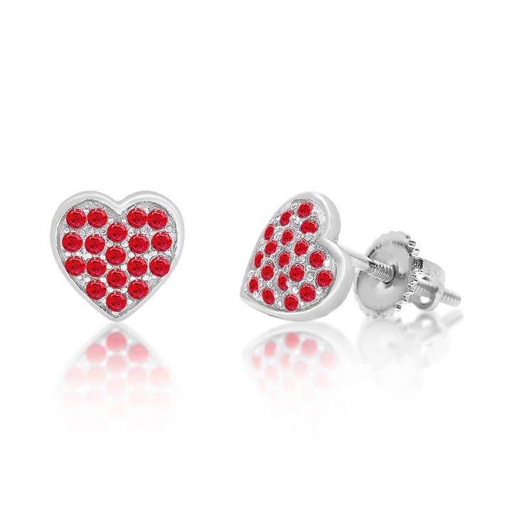 Chanteur - Vente Clous d'oreille - Boucles d'oreilles en forme de cœur classique