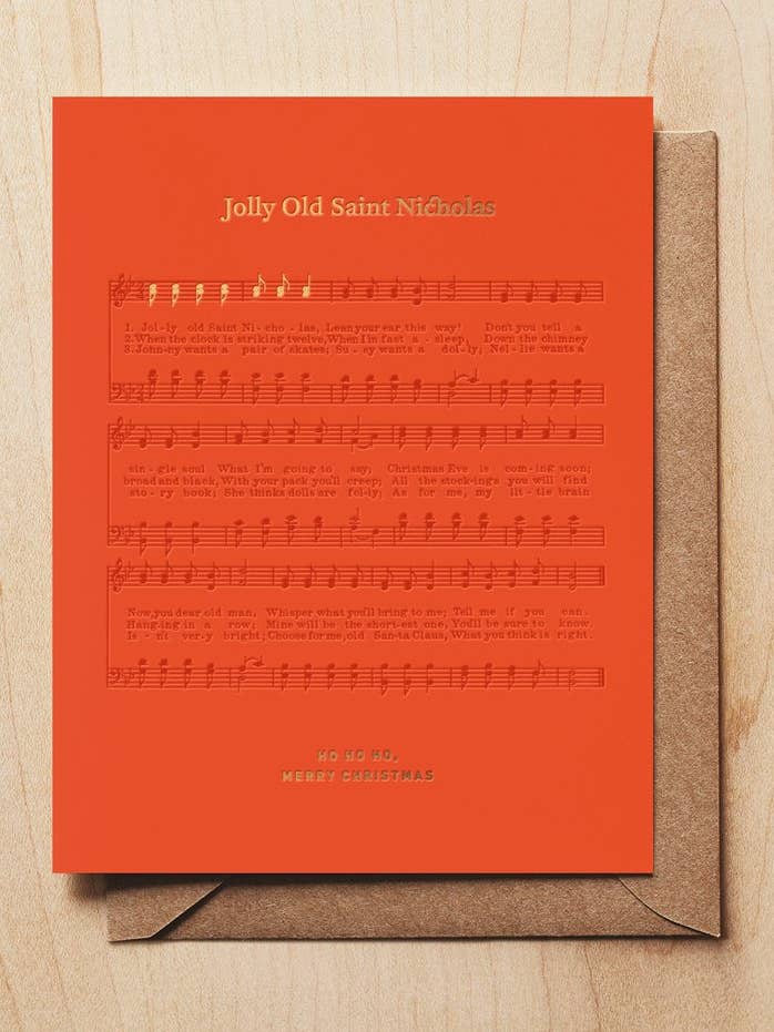 Jolly Old San Nicola (Biglietto di Natale) per la vendita all'ingrosso da parte di Woodsy Foxman