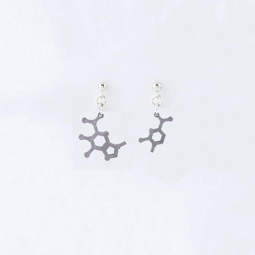Sorcery Science – wholesale Dangle earrings – Guanine and Cytosine Molecule Studs