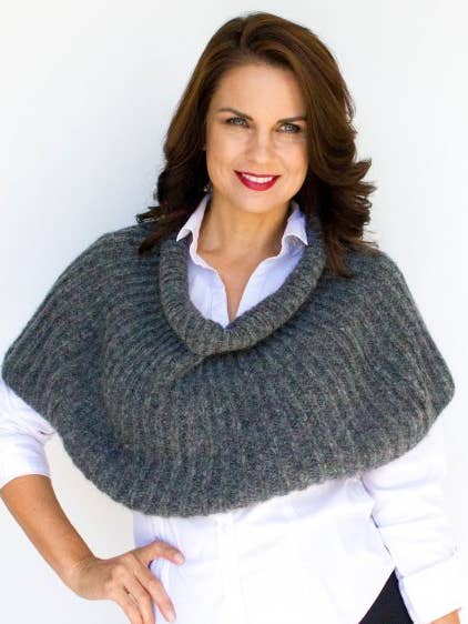 Modern Shrug - Granite Gray for wholesale by By Sarah Ann