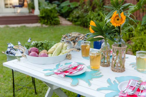 Grace Graffiti - Wholesale Placemat - Crab Placemats, Wooden, Set of 42